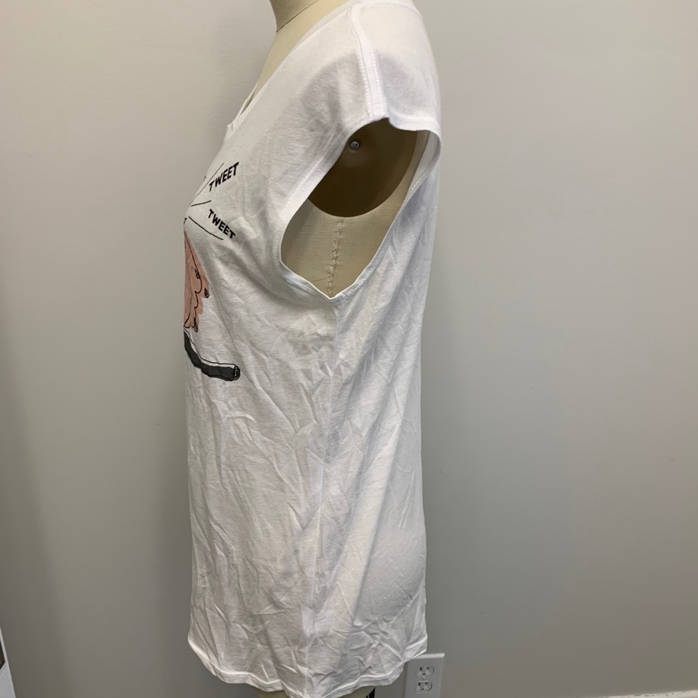 Rebecca Minkoff Tweet Sleeveless Tee - Picture 5 of 10